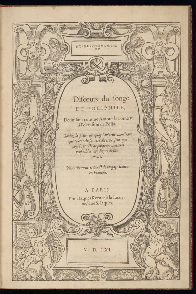 Page from The Strife of Love in a Dream