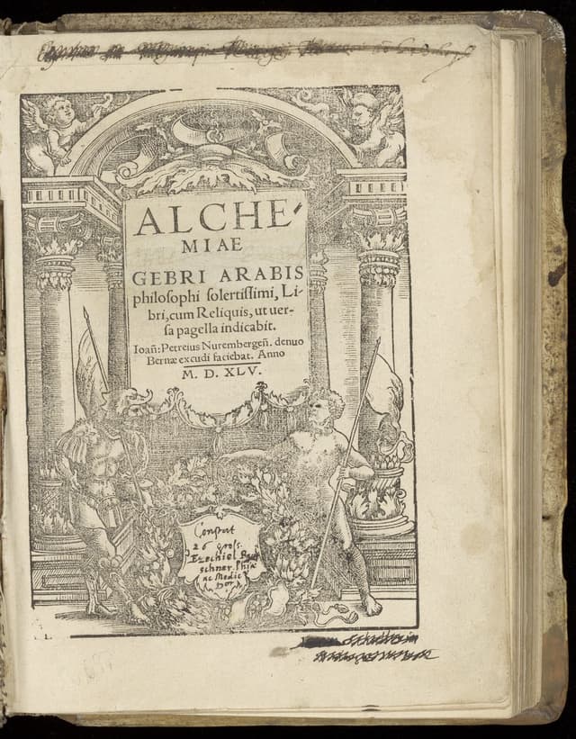 Page from Books of Alchemy